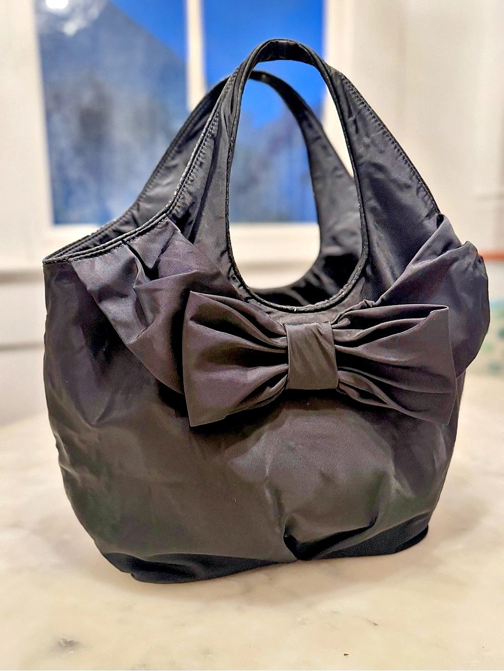 kate spade new york Black Bow Shoulder Bag